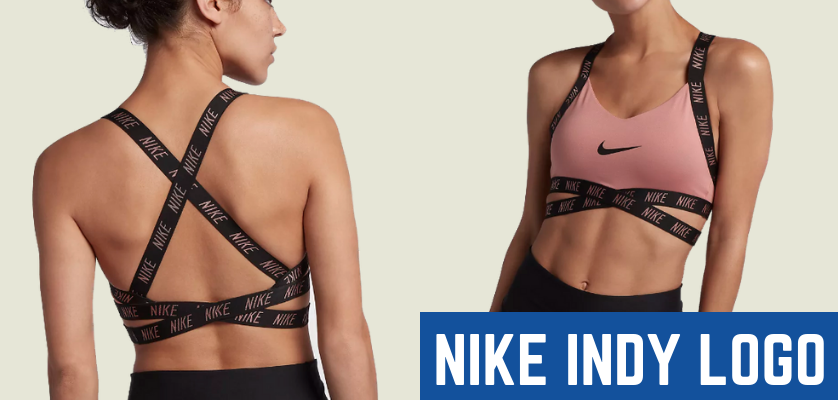 Sujetador deportivo Nike Indy Logo, sujeción ligera para entrenamientos  moderados